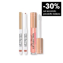 Lip Injection Extreme Lip Shaper Matita Labbra + Lip Injection Maximum Dose Gloss, TOO FACED